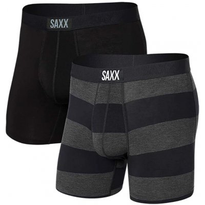 Saxx VIBE SUPER SOFT BB 2PK graphite ombre rugby/black – Hledejceny.cz
