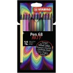 Stabilo pen 68 Brush Arty 12 ks 568/12-21-20 – Zboží Živě