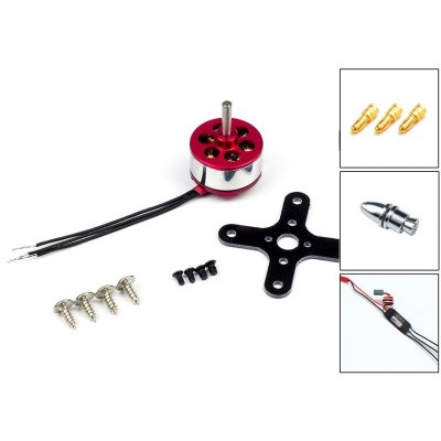 DW Hobby Střídavé combo MM1906A ADH300S -2400kv + 20A ESC unašeč 3,5mm konektory – Zboží Dáma