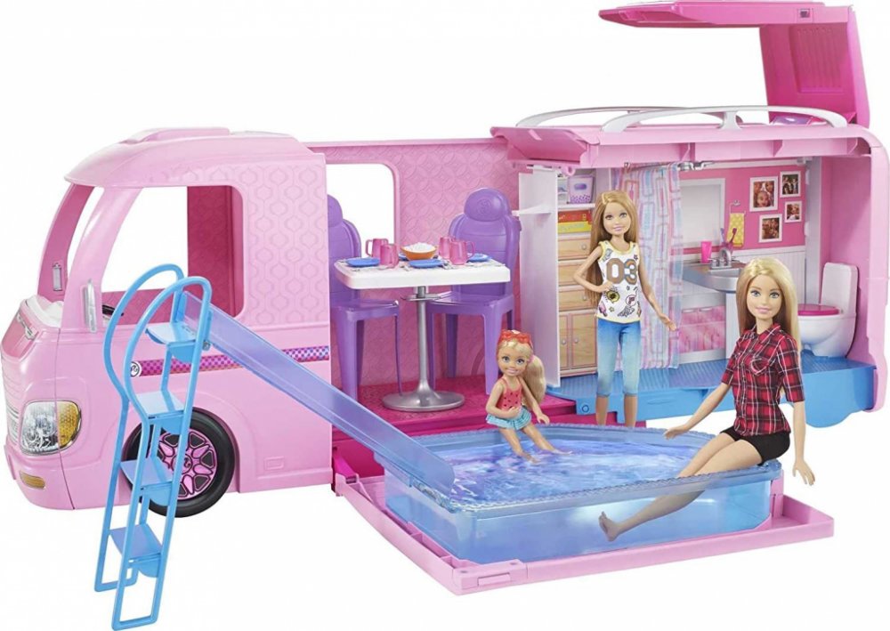 Barbie Karavan snů se skluzavkou – Zboží Dáma
