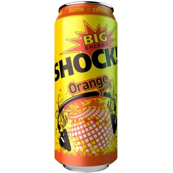 Big Shock! Energy Orange plech 0,5l