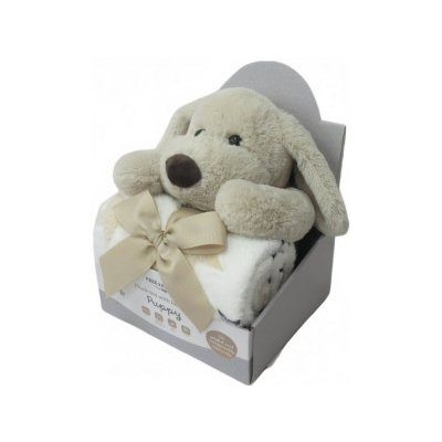 Freeon Free2Play Plyšová hračka s dekou Puppy Brown White – Hledejceny.cz