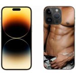 Pouzdro mmCase Gelové iPhone 14 Pro Max - sexy muž – Zboží Mobilmania