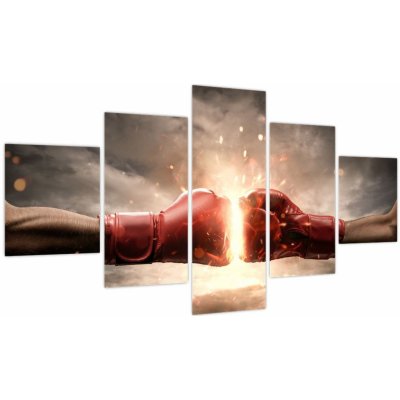 Obraz - Boxing, pětidílný 125x70 cm – Hledejceny.cz