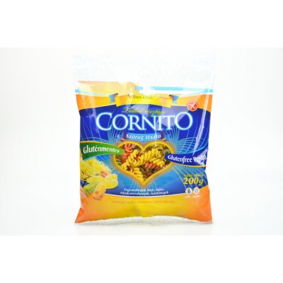 Cornito Těstoviny kukuřičné bez lepku VŘETENA trojbarevná 200 g