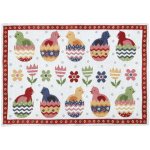 SCANquilt prostírání motiv kuřátka barevná 32x48 cm – Sleviste.cz