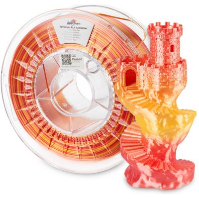 Spectrum SILK PLA Rainbow Fire Red 1,75 mm 1 kg – Zboží Živě
