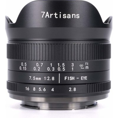 7Artisans 7,5mm f/2,8 MK II Rybí oko APS-C Sony E-mount A301B-II – Hledejceny.cz