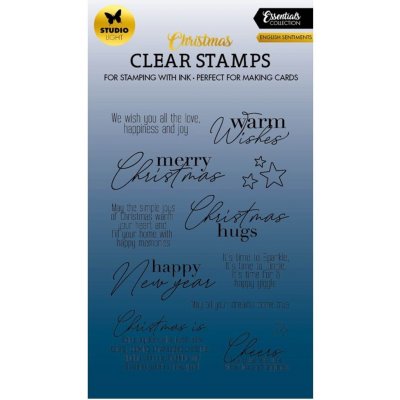 Studio Light Gelová razítka Vánoční nápisy – Zboží Dáma