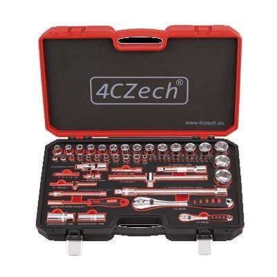 4CZech gola sada 1/4"+1/2" 4-32mm 2 ráčny 72 zubů, 59ks 4-32 4CZ-146-59-120 – Sleviste.cz