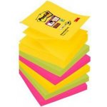 3M POSTIT Samolepicí blok poznámkových lístků, „Z“, 76 × 76 mm, 6 × 90 listů, 3M POST-IT, „Super Sticky Carnival“ 7100263205 – Hledejceny.cz