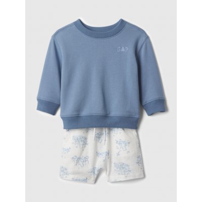 GAP Baby outfit set z lněné směsi Modrá – Hledejceny.cz