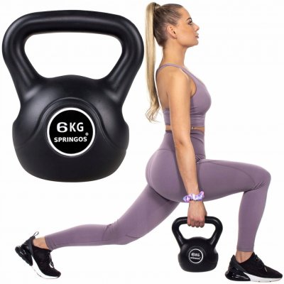 SPRINGOS ABS Kettlebell 6 kg – Zboží Mobilmania