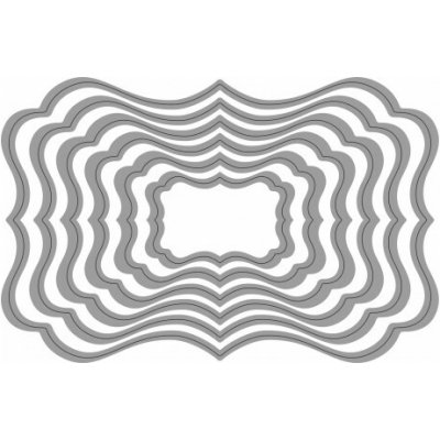 Wiler Vyřezávací šablona Kalejdoskop 6 ks – Zboží Dáma