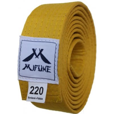 Pásek na kimono žlutý MIFUNE