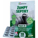 Baktoma Bacti ZS Tablety - Bakterie do žump a septiků BACTI ZS: 10 TABLET – Hledejceny.cz