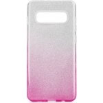 Pouzdro Shining case Samsung Galaxy S20 Ultra čiré-růžové