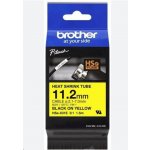 Brother HSE-631E, bužírka žlutá / černá 11,2 mm – Zboží Dáma