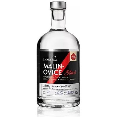 MARTENZ Malinovice Black SILVER 40% 0,5 l (holá láhev) – Zboží Mobilmania