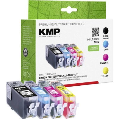 KMP Canon CLI-526Y - kompatibilní