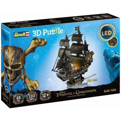 Revell 3D Puzzle Black Pearl LED 293 ks – Zboží Mobilmania
