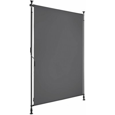 tectake 406151 markýza taija s ruční klikou - 100 x 310 cm,tmavě šedá – Hledejceny.cz