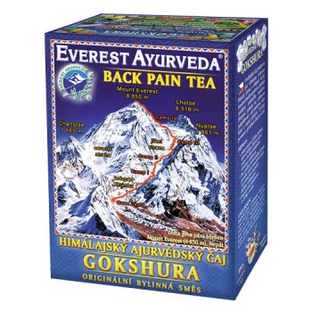 Everest Ayurveda GOKSHURA himalájský bylinný čaj ulevující od bolesti zad a páteře 100 g