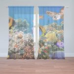 Sablio Záclony Korálový útes: 2ks 150x250cm – Hledejceny.cz