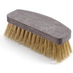 Venezia Kartáč na čisticí na pizza pece zaoblený náhradní kartáč s mosaznými štětinami 150 x 55 mm – Zboží Dáma