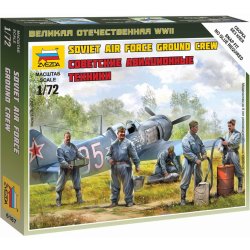 Zvezda Soviet airforce ground crew 6187 1:72