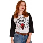 Stranger Things pánské tričko Stranger Things Hellfire Club dlouhý černý rukáv – Zboží Dáma