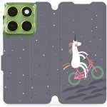 Mobiwear Motorola Edge 70 V024P Jednorožec na kole – Zboží Živě