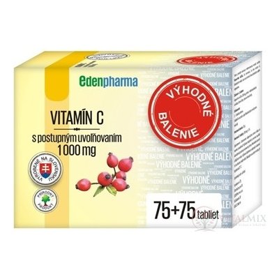 EDENPharma VITAMIN C 1000 mg tablet s postupným uvolňováním 150 ks