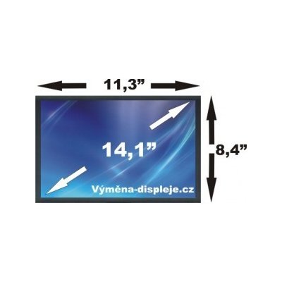 Sager NP3300 LCD Displej, Display pro Notebook Laptop Lesklý – Zboží Živě
