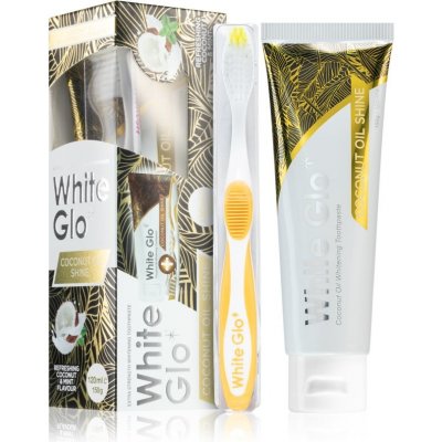 White Glo Coconut Oil Shine Coconut and Mint Flavour 150 g – Hledejceny.cz