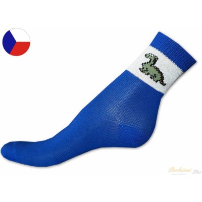 Nepon Dětské bavlněné ponožky Dinosaurus tmavě modrý