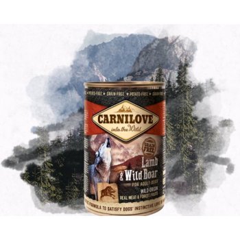 Carnilove Dog Wild Meat Lamb & Wild Boar 400 g