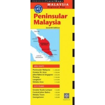 mapa Malaysia-Peninsular 1:1,2 mil.