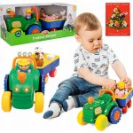 Kiddieland traktor se zvířátky Activity se zvukem a světlem 24752 zelená – Hledejceny.cz