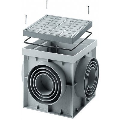 MIDAS Šachta kanálová PP DN 400 x 400 mm hermetická – Zboží Dáma