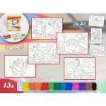 Radost v písku Sada střední DINOSAUŘI Barevné pískování obrázků – Zboží Dáma