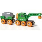 Brio 33698 Vagon + jeřáb – Zbozi.Blesk.cz