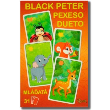 Černý Petr Pexeso Dueto 3v1: Mláďata