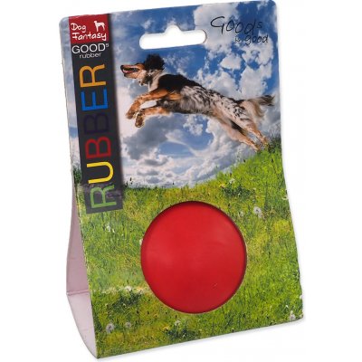 Dog Fantasy Rubber červený 6 cm – Zboží Mobilmania