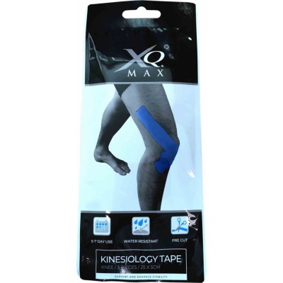 XQmAX Kinesiology Knee Tape koleno 25 x 5cm 3 ks
