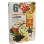 Admit Tea Lights Coconut-Vanilla 6 ks – Zboží Mobilmania