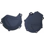POLISPORT sada krytu alternátoru a spojky KTM EXC-F/XC-F 450/500 17-23; HUSQVARNA FE 450/501 17-23 barva modrá (846700003+8460500003) | Zboží Auto