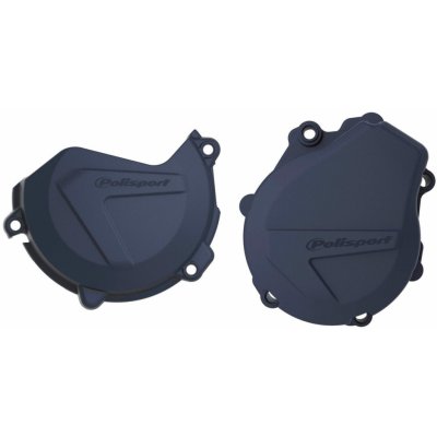 POLISPORT sada krytu alternátoru a spojky KTM EXC-F/XC-F 450/500 17-23; HUSQVARNA FE 450/501 17-23 barva modrá (846700003+8460500003) | Zboží Auto