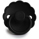 Frigg dudlík silikon 1ks Daisy Jet Black – Zboží Dáma