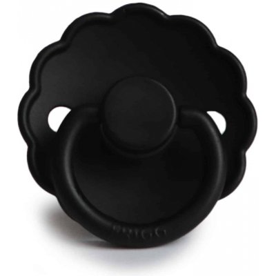 Frigg dudlík silikon 1ks Daisy Jet Black – Zboží Dáma